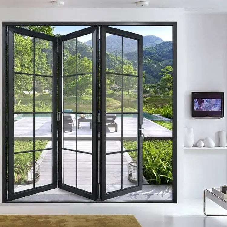 outward opening french folding door