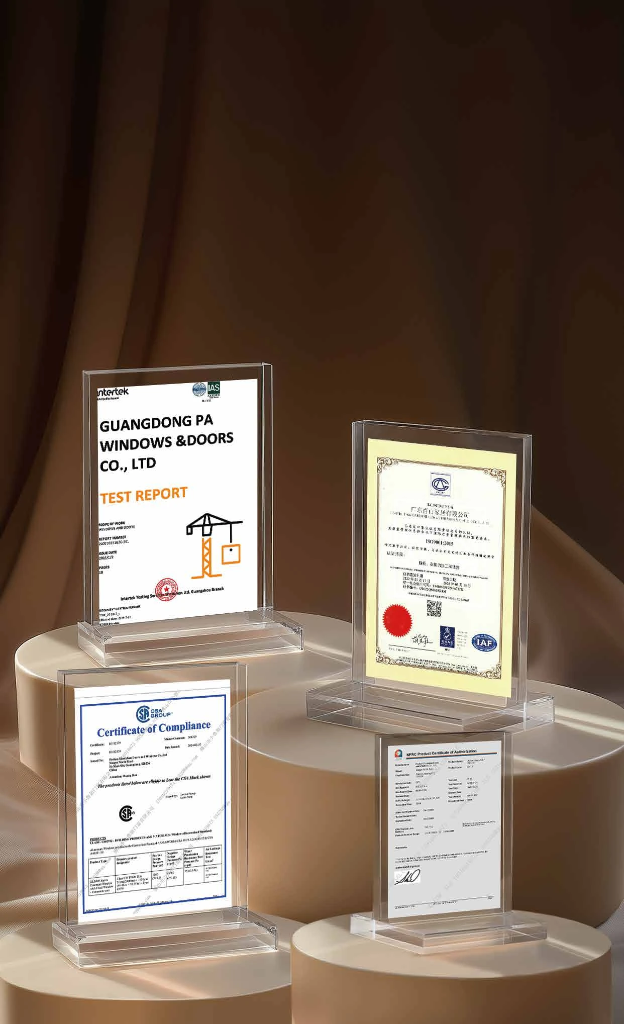 PA Interior Door and Wall Panel Honorary Qualifications