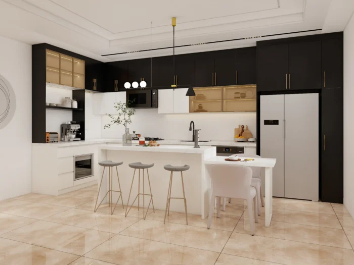 l-shaped kitchen