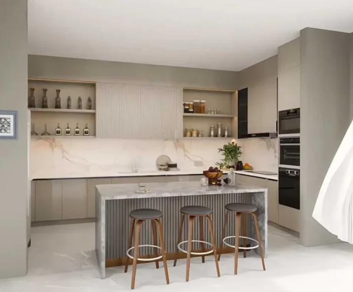 Video 11 Modern Gray Green Kitchen Cabinets