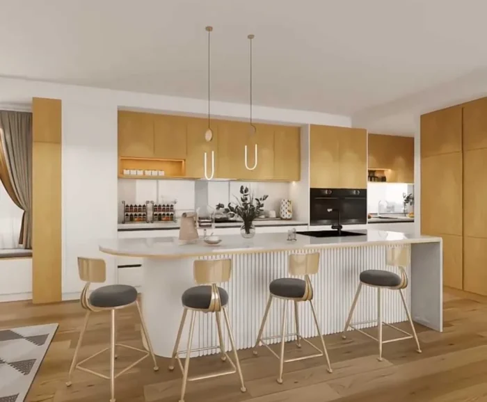 Video 13 Modern Two Tone Light Wood Kitchen Cabinets