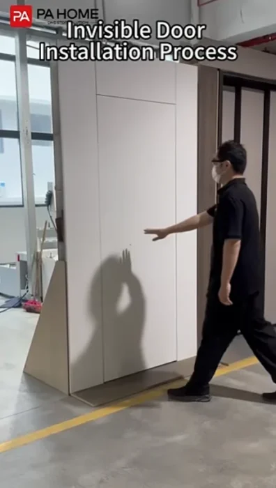 Video 21 PA Invisible door installation