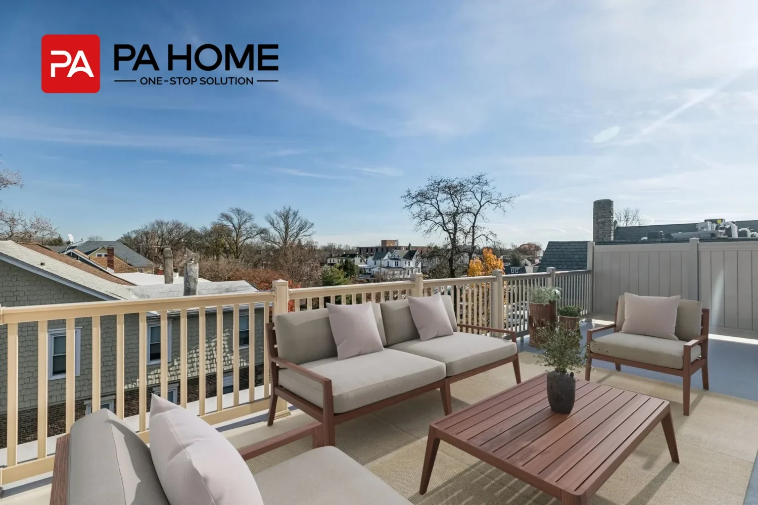 View of Penthouse Apartment Aesthetic