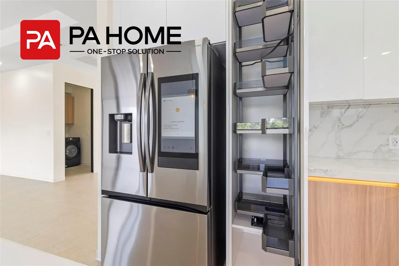 projeto de apartamento na Flórida, design de armários planejados, personalização completa da casa na América do Norte