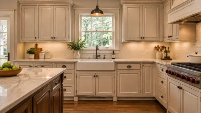 How to Identify Framed vs Frameless Cabinets? 1 classic framed cabinets