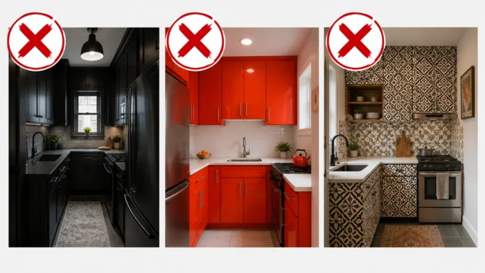 Best Cabinet Color Ideas for Small‑Size Kitchens 6 colors to avoid for kitchens