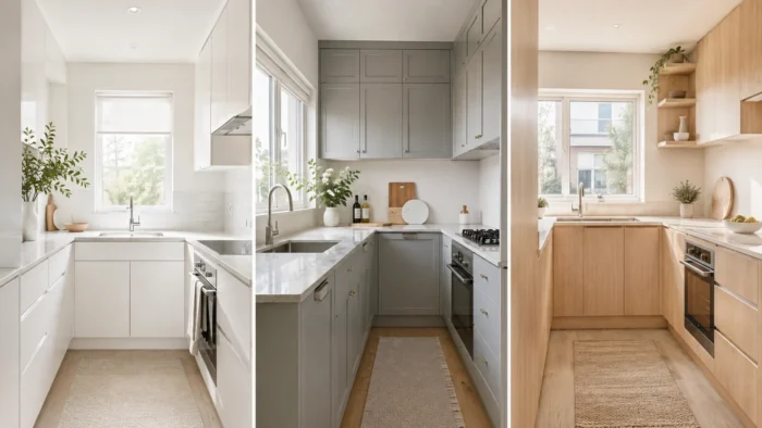 Best Cabinet Color Ideas for Small‑Size Kitchens 3 top classic colors for kitchen