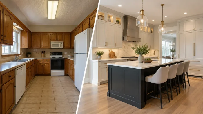 Guide to Updating Kitchen Cabinets: Reface, Refinish, or Replace? 3 kitchen cabinet replacement