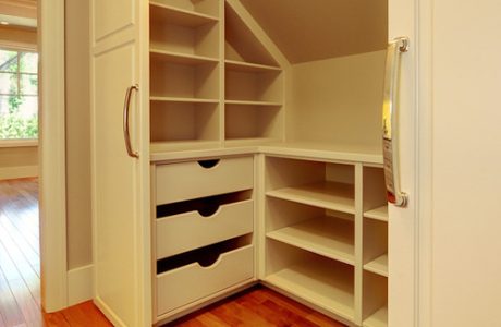 California Closets angled ceilings
