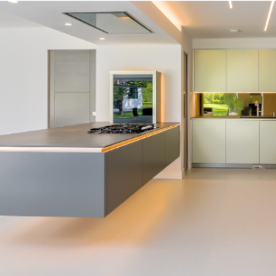 Floating kitchen cabinets Spaciousness: ​