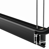 Cross-section view of PA Window’s Star Series C-C110 Casement Window, showcasing its acoustic insulation and multi-layered soundproof design.