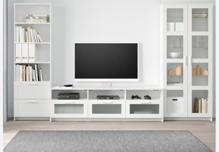 TV cabinet Glass Doors