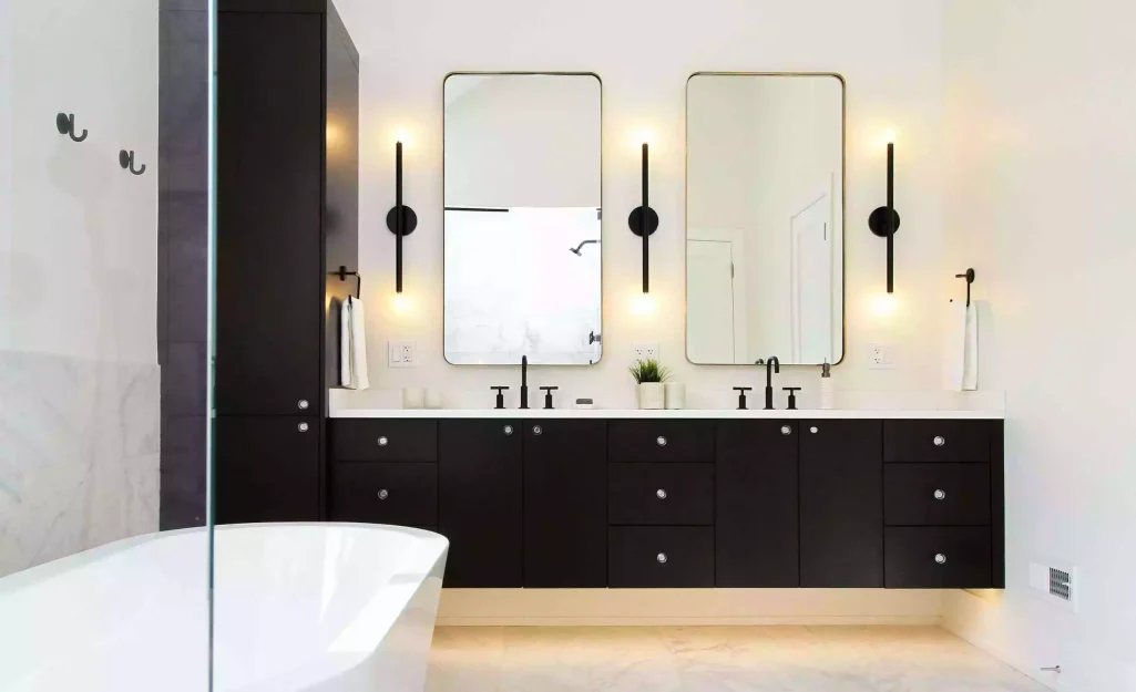 PVC bathroom vanities type