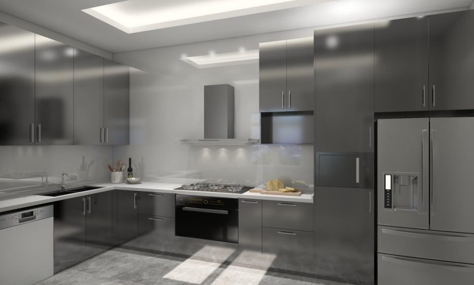stainless steel Kitchen Cabinets